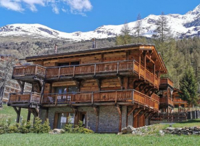 appartement avec jardin dans luxueux chalet